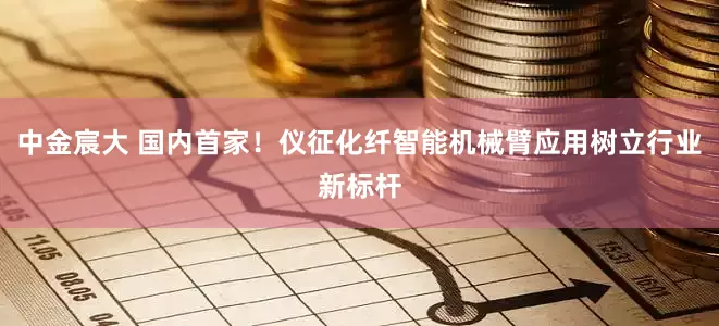 中金宸大 国内首家！仪征化纤智能机械臂应用树立行业新标杆