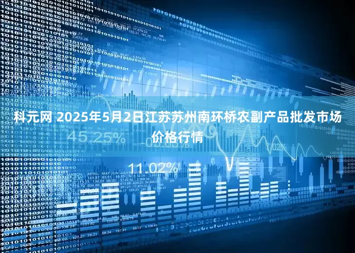 科元网 2025年5月2日江苏苏州南环桥农副产品批发市场价格行情